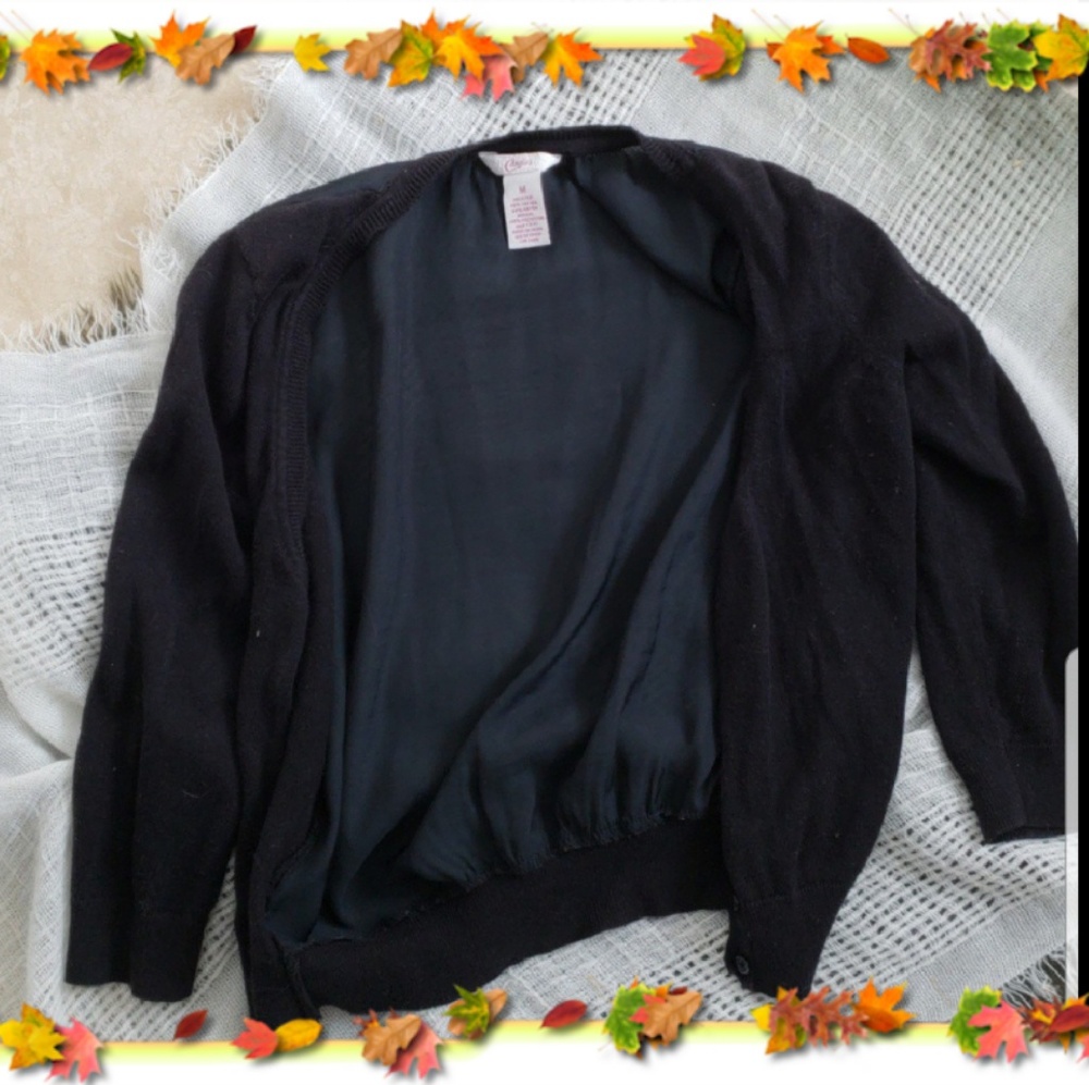 Candie's-Black cardigan